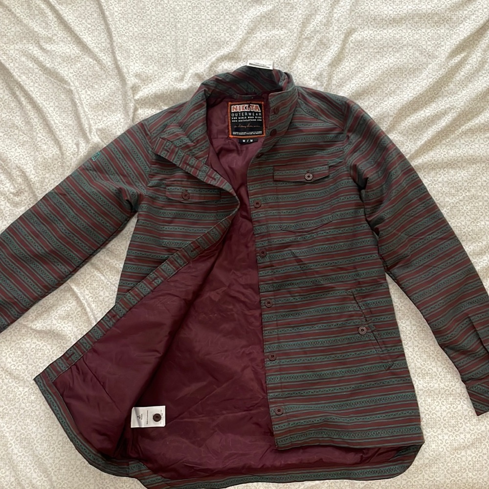 NIKITA Outerware Teal and Maroon Jacket